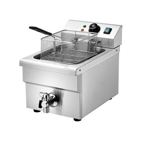 Friteuse Professionnelle Avec Robinet Vidange Friteuse Lectrique