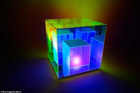 Mind Bending Video Of A Dichroic Infinity Cube Appears To Be A Never