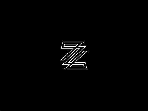 Premium Vector | A black background with the letter z on it