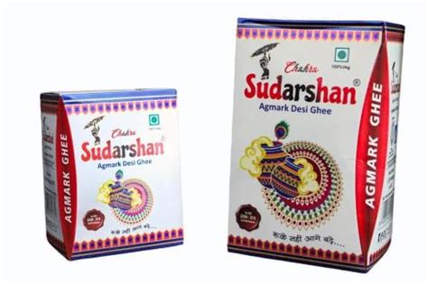 RNA Chakra Sudarshan Agmark Pure Desi Ghee 1000ml 1 Litre Tetra Pack