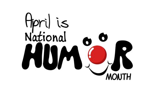 April is national humor month vector illustration 21564901 Vector Art at Vecteezy