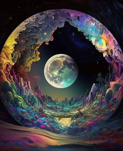 Pin By Lindsey Kerby On Backgrounds In Cosmic Art Moon Art