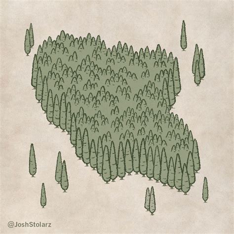 How To Draw Forests — Map Effects Fantasy Map Forest Map