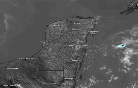 Chubascos y temperaturas calurosas para este viernes Meteorología Yucatán