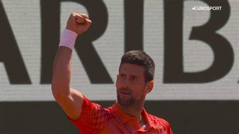 Roland Garros Djokovic Chiude Il Set Cos Risposta Folgorante