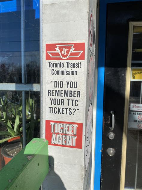 An old sign from a simpler time : r/TTC