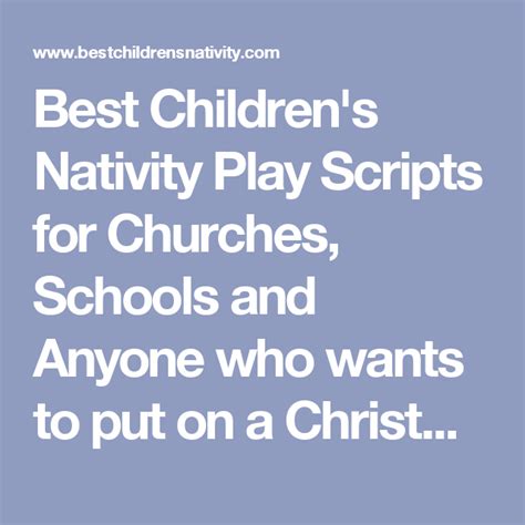 Free Printable Play Christmas Nativity Play Script - Calendar Printables