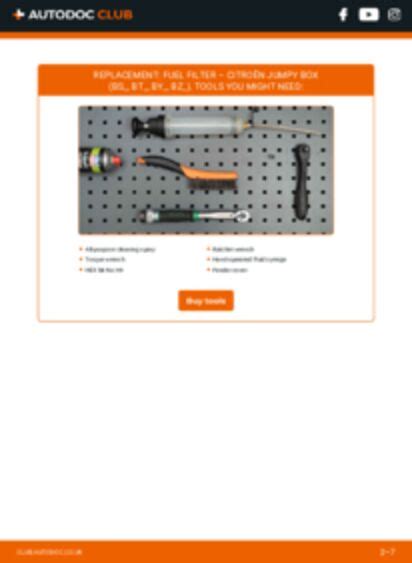 How To Change Fuel Filter On Citro N Jumpy Box Bs Bt By Bz