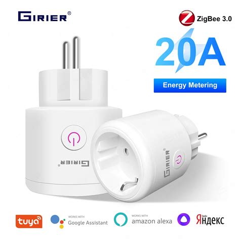 Girier Tuya Zigbee Smart Plug A Smart Home Outlet Socket Eu W