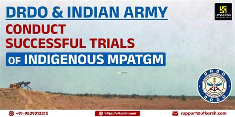 Drdo Indian Army Successfully Tested Mpatgm Weapon System