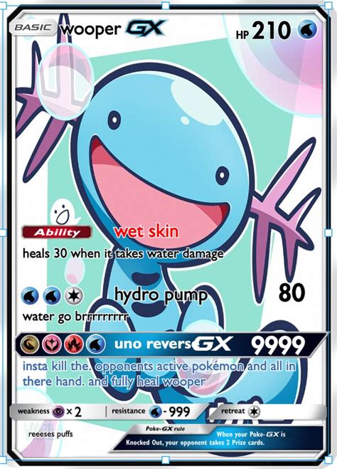 Skin Healing Knockout Abilities Hydro Smurfs Wet Pokemon Cards