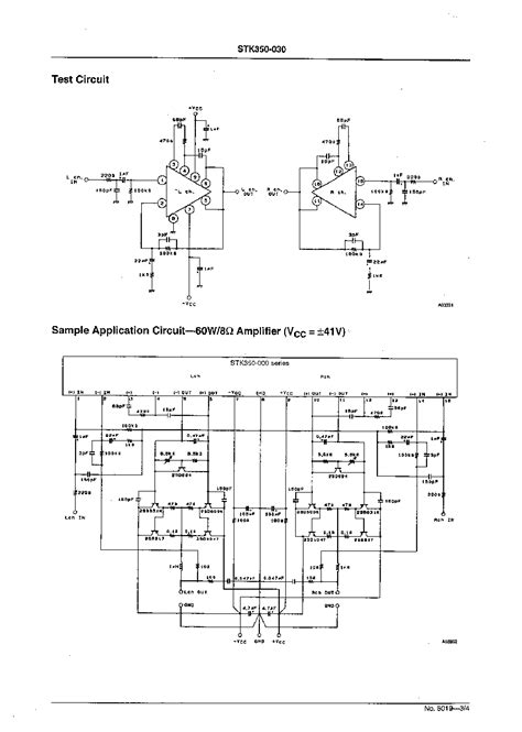 Stk Datasheet Pages Sanyo Channel Af Voltage Amplifier