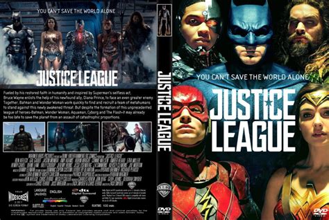 Justice League (2017) R1 CUSTOM DVD Cover & Label - DVDcover.Com