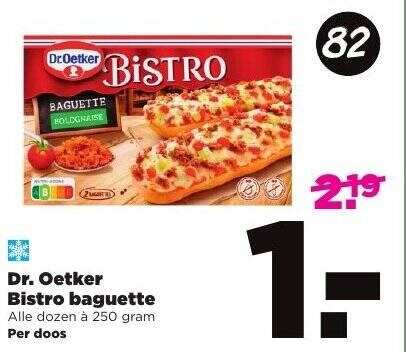 Dr Oetker Bistro Baguette Aanbieding Bij Plus