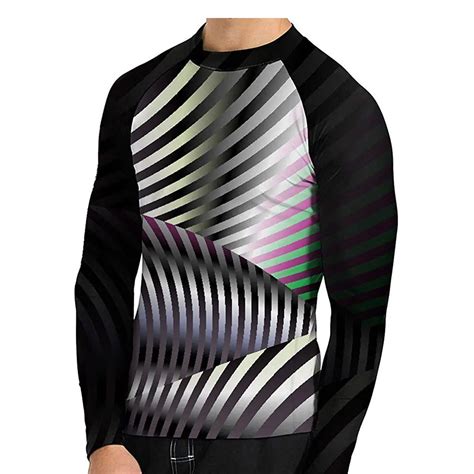 Sublimated Custom Men Rash Guard Long Sleeve Shirt Set Base Layer Rash