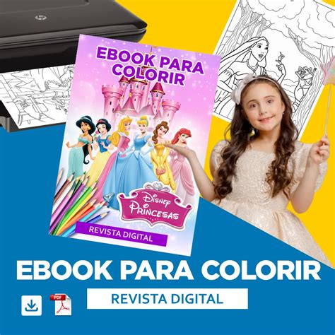 Ebook Revista Digital Princesas Da Disney Arte Midia Web