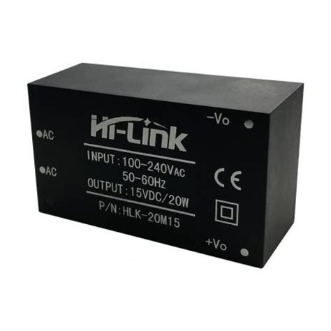 HLK 20M15 Hi Link 15V 20W AC To DC Power Supply Module Buy Online At