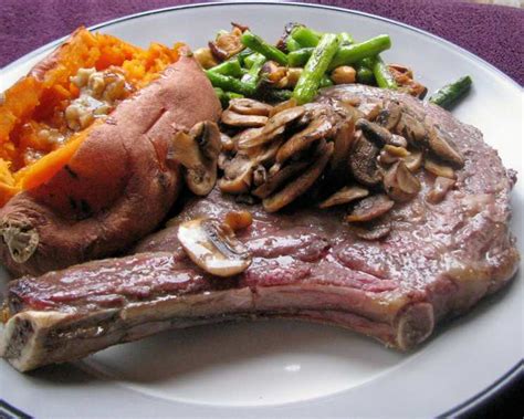 Baked Rib Eye Steaks With Mushrooms Recipe Food