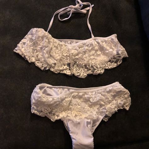White Lace Bikini Gem