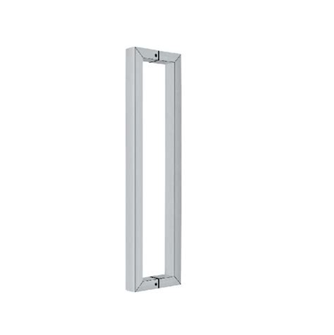 Stainless Steel Square Tube Type Back To Back Door Handle J021 Everstrong