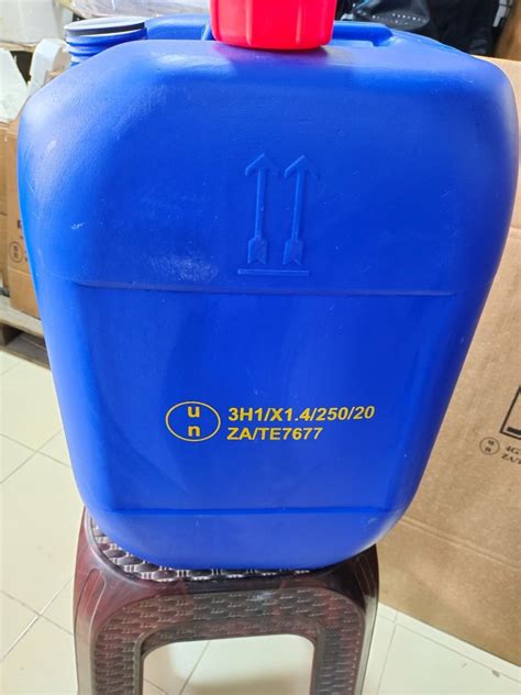 Chemical Blue Un Approved Hdpe Jerry Can For Packaging And Shipping