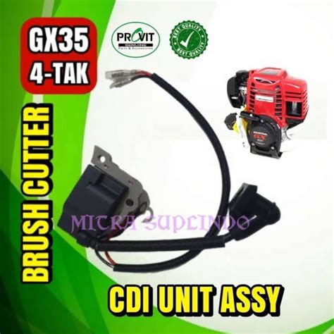 Promo GX35 4Tak CDI Ignition Coil Mesin Potong Rumput Diskon 18 Di