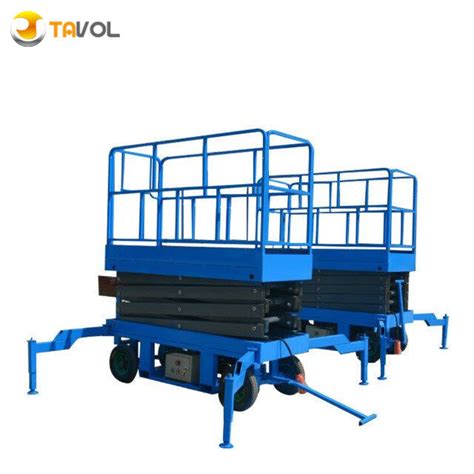 M Mobile Manlift Aerial Work Platform Hydraulic Scissor Lift Man Lift