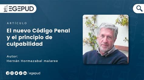 El Nuevo C Digo Penal Y El Principio De Culpabilidad