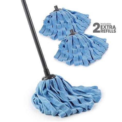 O-Cedar Microfiber Cloth Mop Microfiber Cloth Mop with 2 Extra Refills ...