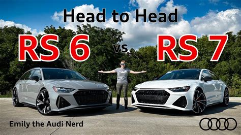 Audi RS6 Avant vs Audi RS7 Sportback: Head to Head - YouTube