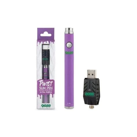 Ooze Slim Twist Pen Ultra Purple Nimbus Imports