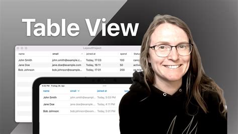 How To Use Swiftui Table On Macos And Ios Youtube