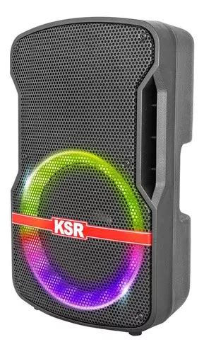 Bafle Bocina 8 Kaiser Ksr Luz Neon Msa 7908nd Bluetooth Mic Color