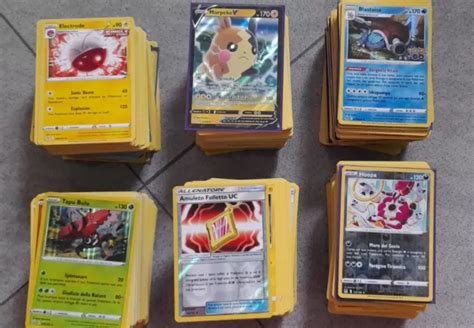 Lotto 1000 Carte Pokemon Rare Comuni E Non Holo V Diversi Set Eur