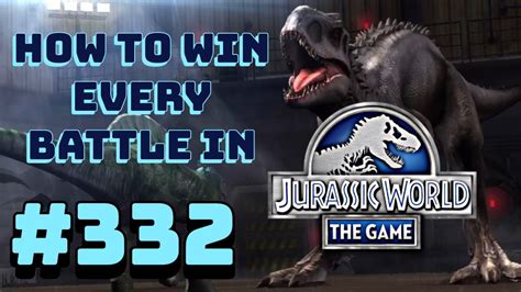 How To Win Almost Every Battle In Jurassic World The Game • Jurassic World The Game Ep 332