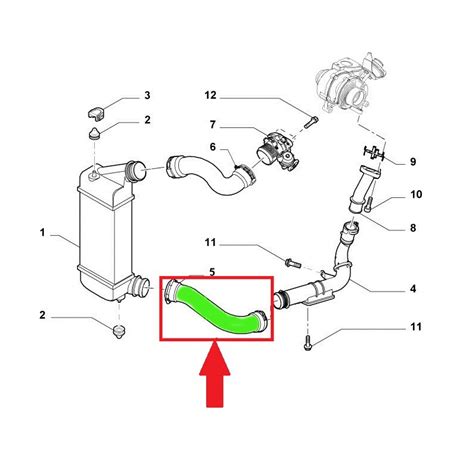 RURA INTERCOOLER PEUGEOT CITROEN 2 0 HDI 0382GZ