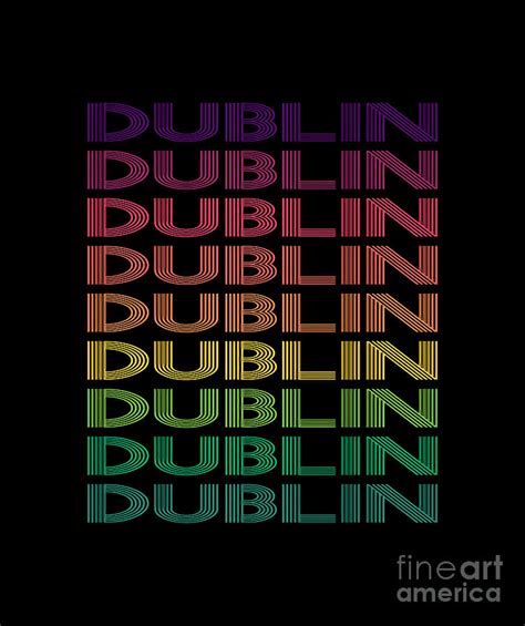 Dublin Dublin Iconic Spire Digital Art by Mizorey Tee - Fine Art America