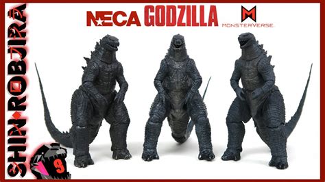 NECA Godzilla 2014 Original Reissues Triple Review YouTube