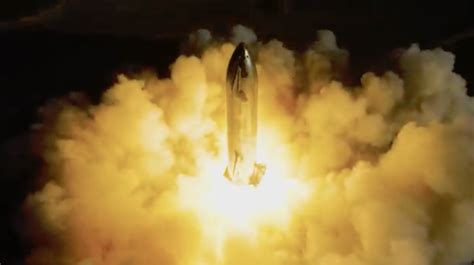 Spacex Fires Up Starship Rocket Ahead Of Second Orbital Test Flight