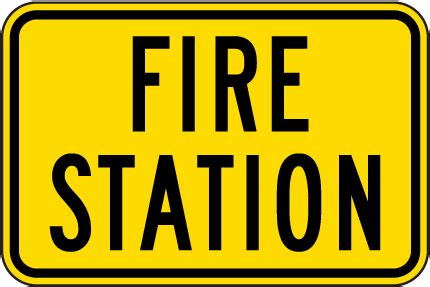 Fire Station Signs - Large Selection, Ships Fast