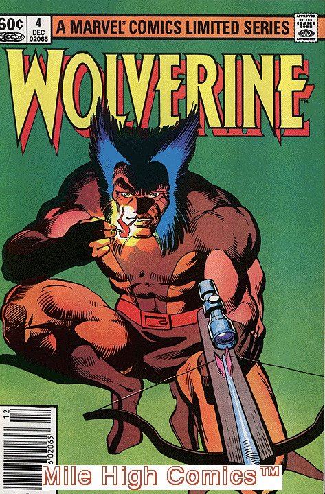 Wolverine 1982 Series Marvel Limited Series 4 Newsstand Fair