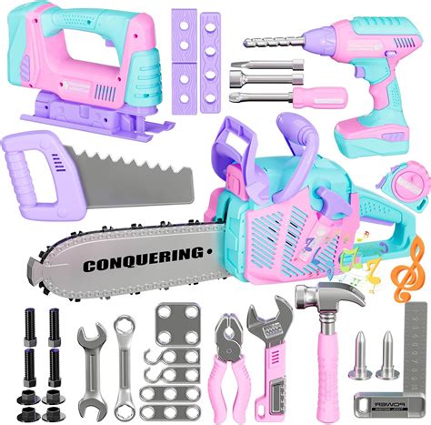 Tool Kit For Kids 33 Pcs Kids Tool Set Toddler Tools Set