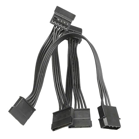 10 шт. 4Pin IDE к 5-портовый кабель питания 4Pin Molex к Multi SATA ...