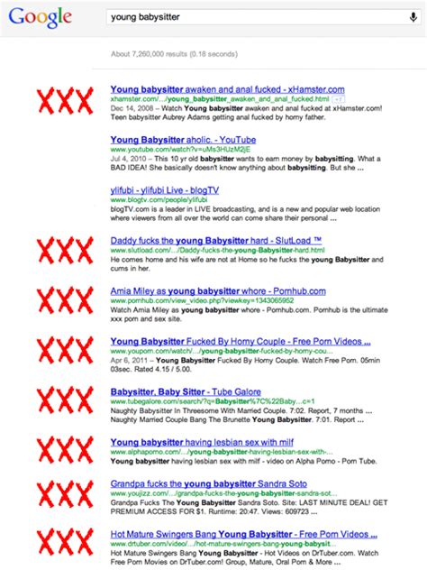 Too Much Babysitter Porn On Google