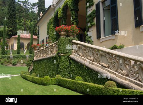 Villa del Balbianello. Lenno, Lake Como, Lombardy, Italy. Film Stock ...