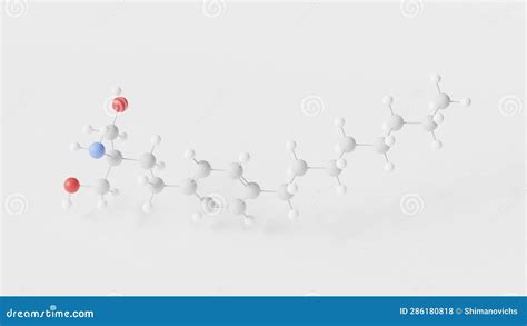 Fingolimod Molecule 3d Molecular Structure Ball And Stick Model