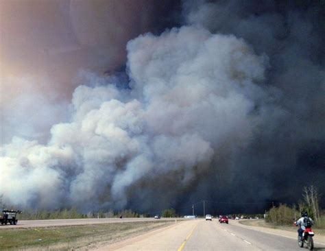 Entire Alberta City Of Fort McMurray Evacuated Due To Raging Wildfire