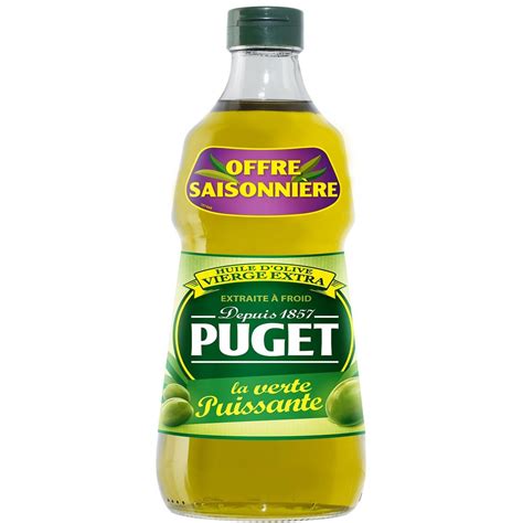 PUGET La Verte Puissante Huile D Olive Vierge Extra 75cl Pas Cher