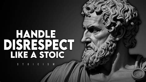 How To Handle Disrespect Like A Stoic Stoicism YouTube