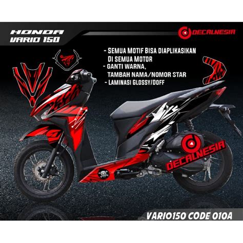 Jual Honda Decal Vario New 150 125 2018 2019 Full Body Stiker Motor